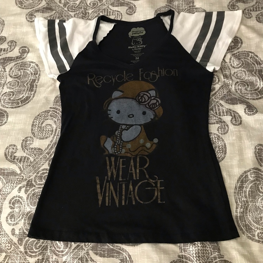 Hello Kitty Recycle Fashion Shirt Top